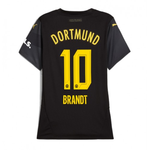 Fotbalové Dres Borussia Dortmund Julian Brandt #10 Dámské Venkovní 2024-25 Krátký Rukáv